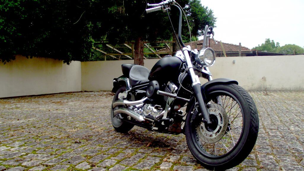 Yamaha Dragstar 650 kustomizada por nós com o Ape-Hanger de 14